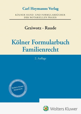Kölner Formularbuch Familienrecht