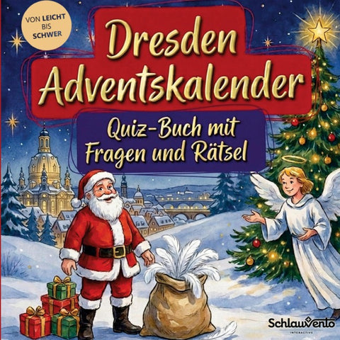 Dresden-Adventskalender: Quiz-Buch mit Fragen und Rätsel