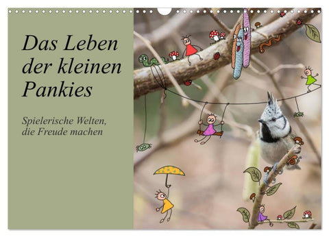 Das Leben der kleinen Pankies (Wandkalender 2026 DIN A3 quer), CALVENDO Monatskalender