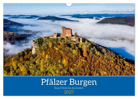 Pfälzer Burgen (Wandkalender 2027 DIN A3 quer), CALVENDO Monatskalender