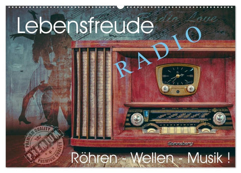 Lebensfreude Radio (Wandkalender 2027 DIN A2 quer), CALVENDO Monatskalender