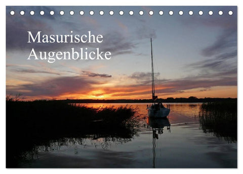 Masurische Augenblicke (Tischkalender 2026 DIN A5 quer), CALVENDO Monatskalender