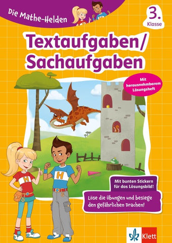 Klett Die Mathe-Helden: Textaufgaben/Sachaufgaben 3. Klasse