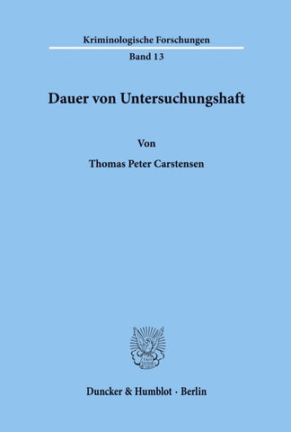 Dauer von Untersuchungshaft.