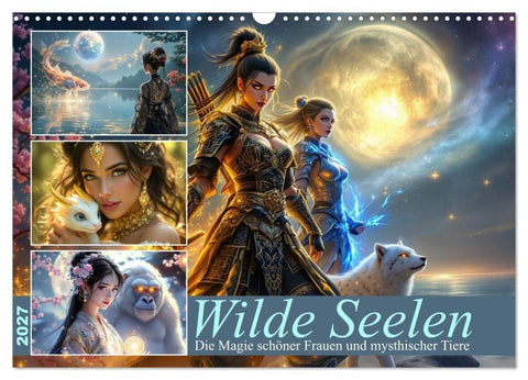 Wilde Seelen (Wandkalender 2027 DIN A3 quer), CALVENDO Monatskalender
