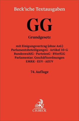 Grundgesetz für die Bundesrepublik Deutschland. GG