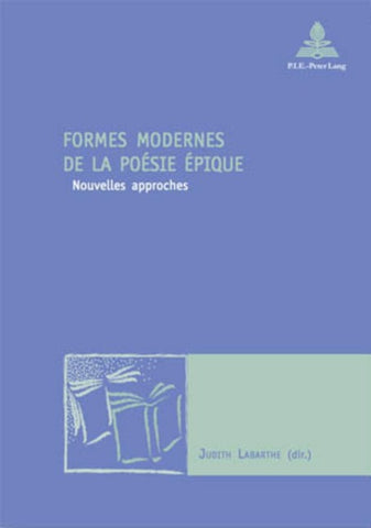 Formes modernes de la poésie épique