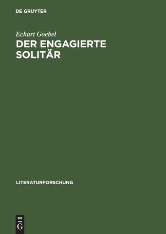 Der engagierte Solitär