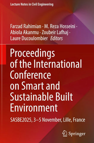 Proceedings of the International Conference on Smart and Sustainable Built Environment