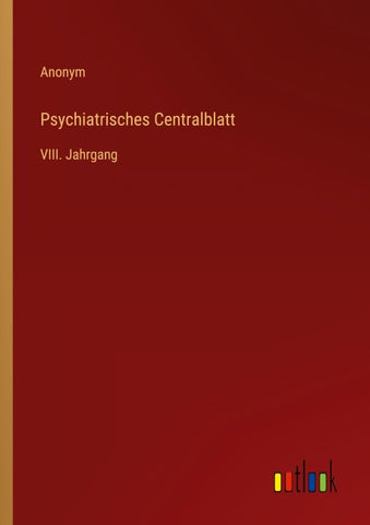 Psychiatrisches Centralblatt