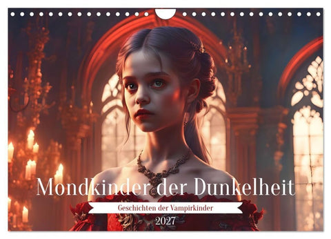 Mondkinder der Dunkelheit (Wandkalender 2027 DIN A4 quer), CALVENDO Monatskalender