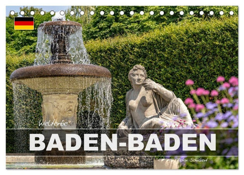 Welterbe Baden-Baden (Tischkalender 2027 DIN A5 quer), CALVENDO Monatskalender