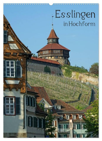 Esslingen in Hochform (Wandkalender 2027 DIN A2 hoch), CALVENDO Monatskalender