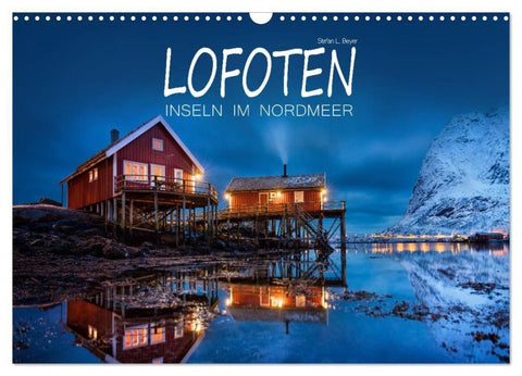 Lofoten - Inseln im Nordmeer (Wandkalender 2027 DIN A3 quer), CALVENDO Monatskalender