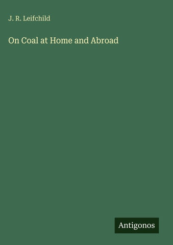 On Coal at Home and Abroad