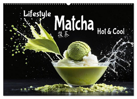 Lifestyle Matcha - Hot und Cool (Wandkalender 2027 DIN A2 quer), CALVENDO Monatskalender