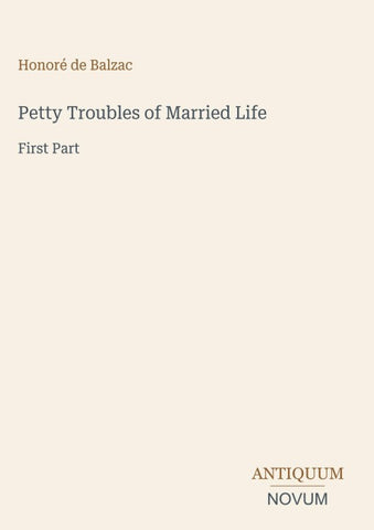 Petty Troubles of Married Life