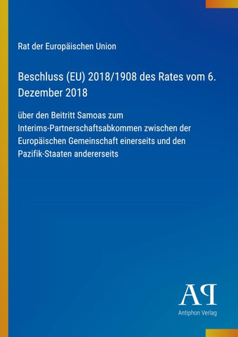 Beschluss (EU) 2018/1908 des Rates vom 6. Dezember 2018