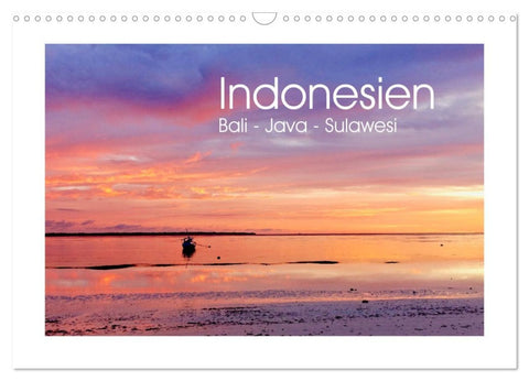 Indonesien. Bali - Java - Sulawesi (Wandkalender 2026 DIN A3 quer), CALVENDO Monatskalender