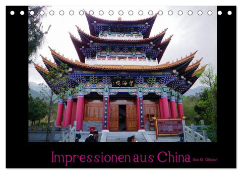 Impressionen aus China (Tischkalender 2027 DIN A5 quer), CALVENDO Monatskalender