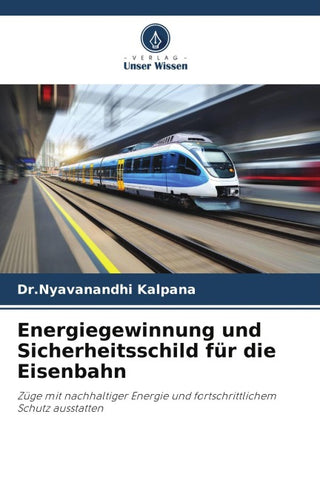 Energiegewinnung und Sicherheitsschild für die Eisenbahn