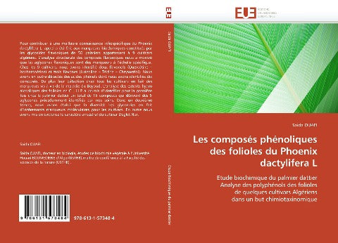 Les composés phénoliques des folioles du Phoenix dactylifera L