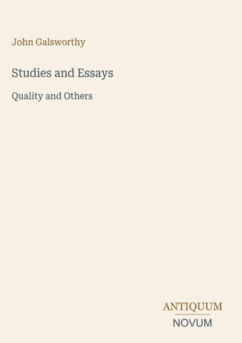 Studies and Essays