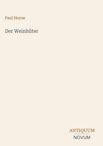 Der Weinhüter