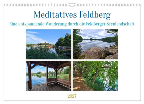 Meditatives Feldberg (Wandkalender 2027 DIN A3 quer), CALVENDO Monatskalender