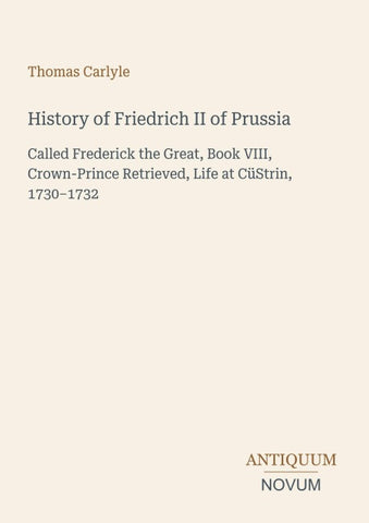 History of Friedrich II of Prussia