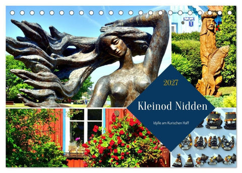 Kleinod Nidden - Idylle am Kurischen Haff (Tischkalender 2027 DIN A5 quer), CALVENDO Monatskalender