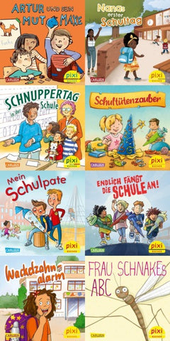 Pixi-8er-Set 304: In die Schule mit Pixi (8x1 Exemplar)