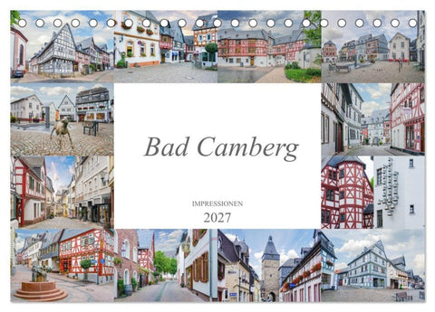 Bad Camberg Impressionen (Tischkalender 2027 DIN A5 quer), CALVENDO Monatskalender