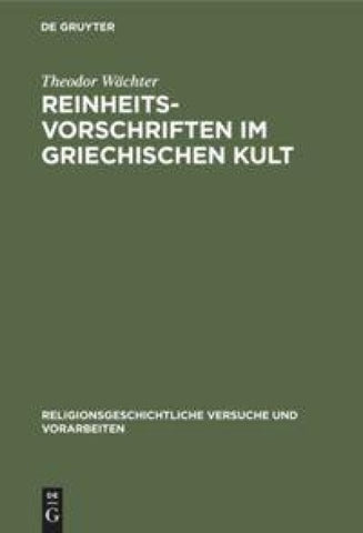 Reinheitsvorschriften im griechischen Kult