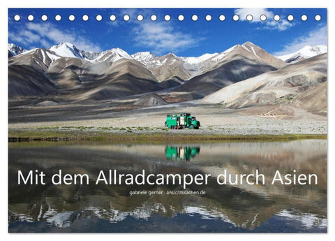 Mit dem Allradcamper durch Asien (Tischkalender 2027 DIN A5 quer), CALVENDO Monatskalender