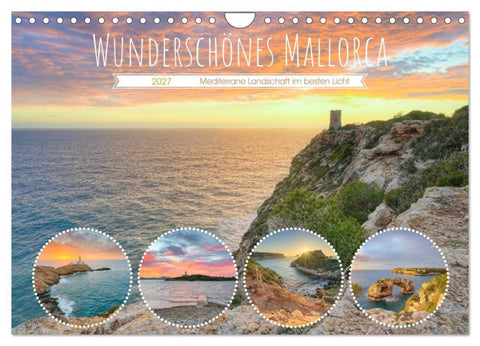 Wunderschönes Mallorca (Wandkalender 2027 DIN A4 quer), CALVENDO Monatskalender