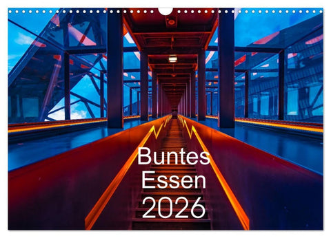 Buntes Essen 2026 (Wandkalender 2026 DIN A3 quer), CALVENDO Monatskalender