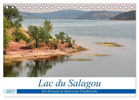 Lac du Salagou - Ein Kleinod im Südwesten Frankreichs (Tischkalender 2027 DIN A5 quer), CALVENDO Monatskalender