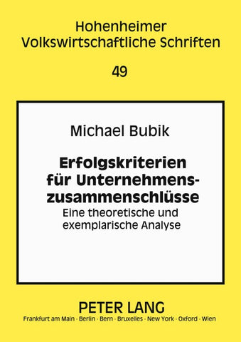 Erfolgskriterien für Unternehmenszusammenschlüsse
