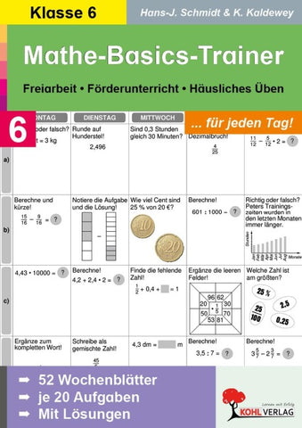 Mathe-Basics-Trainer / Klasse 6
