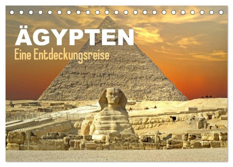 Ägypten - Eine Entdeckungsreise (Tischkalender 2027 DIN A5 quer), CALVENDO Monatskalender