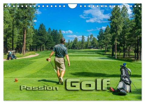 Passion Golf (Wandkalender 2027 DIN A4 quer), CALVENDO Monatskalender