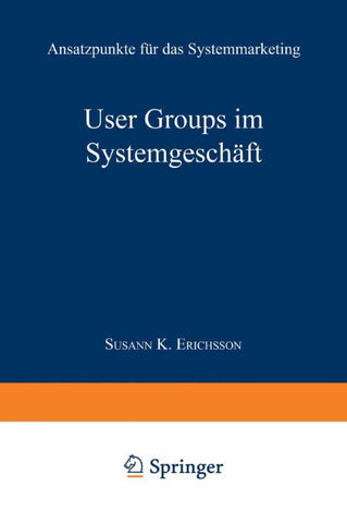 User Groups im Systemgeschäft