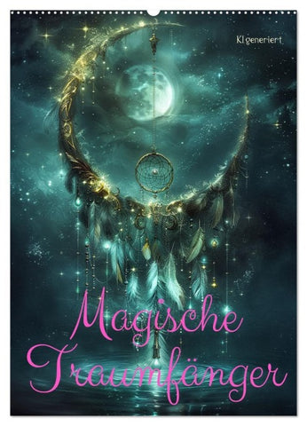 Magische Traumfänger (Wandkalender 2027 DIN A2 hoch), CALVENDO Monatskalender