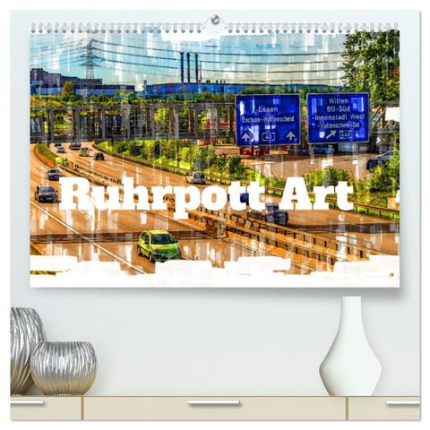 Ruhrpott Art (hochwertiger Premium Wandkalender 2027 DIN A2 quer), Kunstdruck in Hochglanz