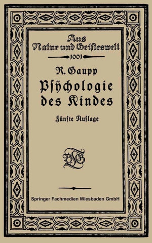 Psychologie des Kindes