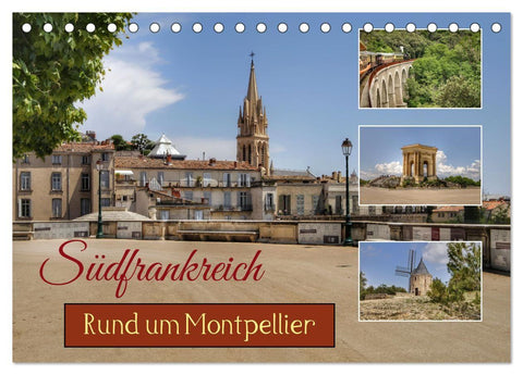 Südfrankreich - Rund um Montpellier (Tischkalender 2027 DIN A5 quer), CALVENDO Monatskalender