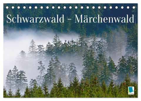 Schwarzwald - Märchenwald (Tischkalender 2026 DIN A5 quer), CALVENDO Monatskalender