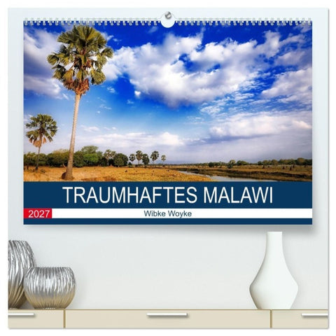Traumhaftes Malawi (hochwertiger Premium Wandkalender 2027 DIN A2 quer), Kunstdruck in Hochglanz