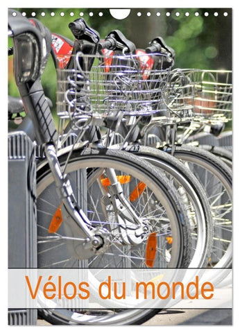 Vélos du monde (Calendrier mural 2027 DIN A4 horizontal), CALVENDO calendrier mensuel